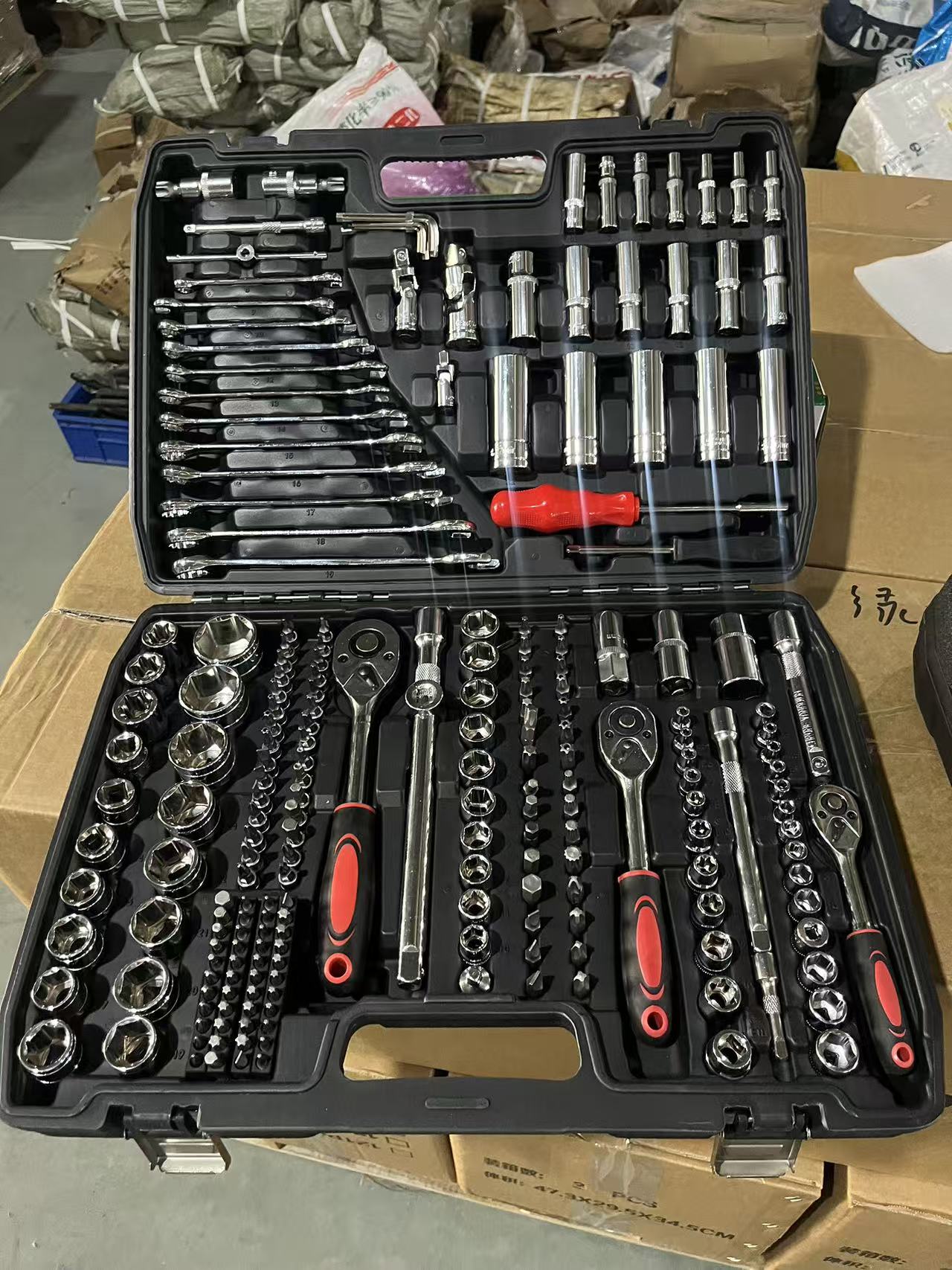 Gardening Tools Hand - 216ピースDIY自動車修理ツールキット、ハンドパワーソースラチェットレンチセット、車、バイク、庭のメンテナンス用OEMカスタマイズ、CR-V対応