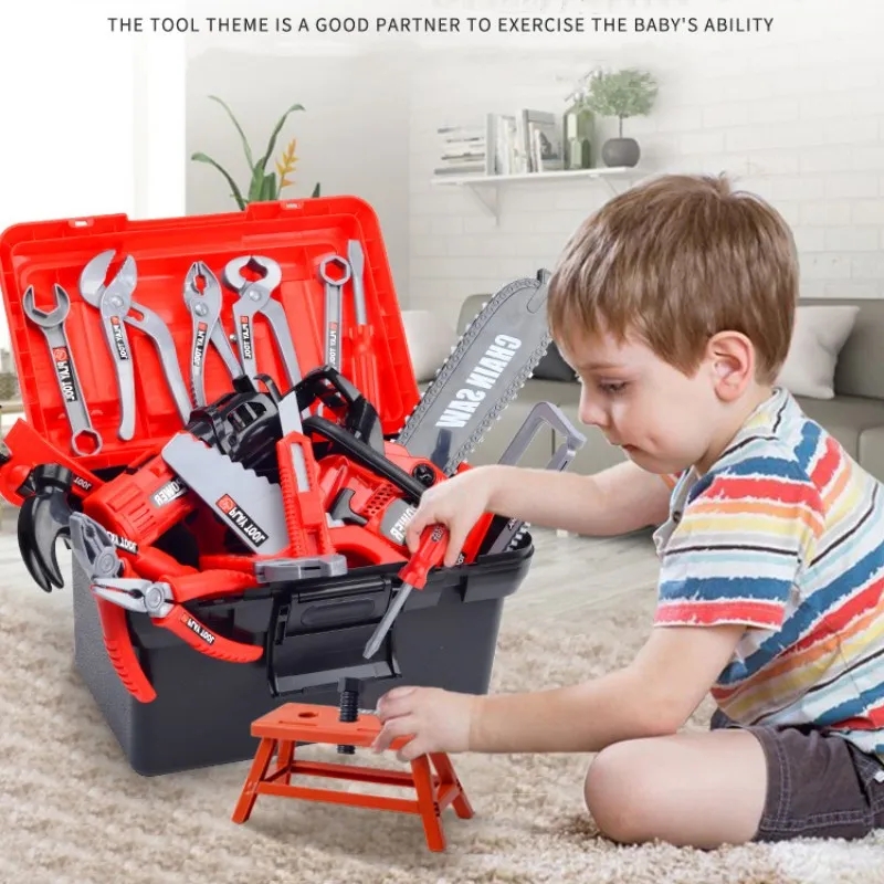 Gardening Tools Girls - 子供向け、実用的な工具セットのおもちゃ。電動ドリル、修理用工具、ドライバー、ごっこ遊び用。男の子にも女の子にも喜ばれるハロウィーンやクリスマスのプレゼントに最適。