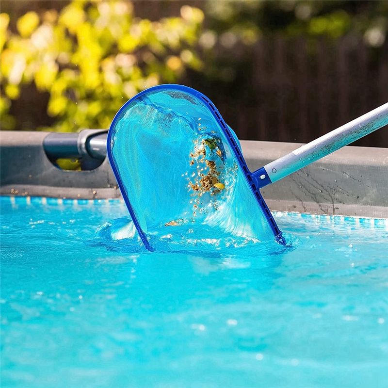 Gardening Tools Rake - ABPFスイミングプール清掃ネットプロフェッショナルクリーナーツールサルベージメッシュレーキガーデンプールスパゴミスキマーメッシュ