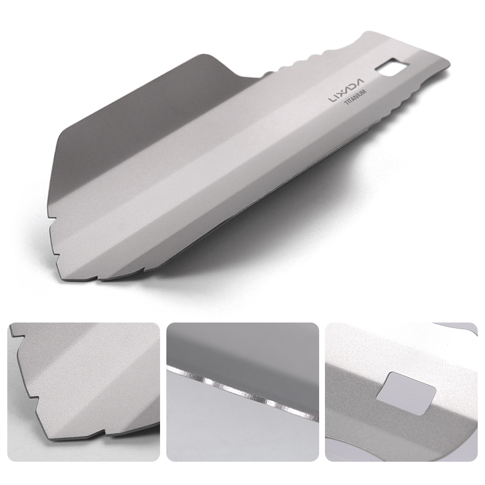 Lixada チタンガーデンハンドシャベルアウトドアキャンプ - Gardening Tools Trowel のレビューと価格