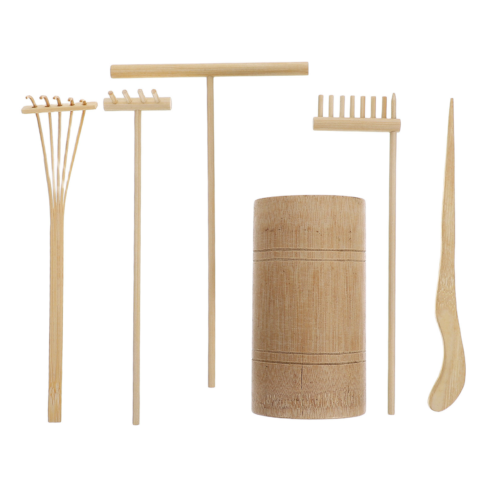 1セット 日本の禅庭園用レーキセット。家庭、オフィス、ヨガ、 - Gardening Tools Rake のレビューと価格