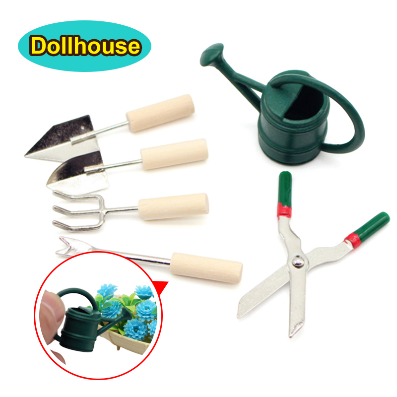 1/12 ドールハウスシミュレーションじょうろスパデはさみセ - Gardening Tools Watering Can のレビューと価格
