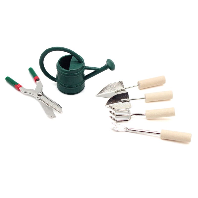 1/12 ドールハウスシミュレーションじょうろスパデはさみセ - Gardening Tools Watering Can のレビューと価格