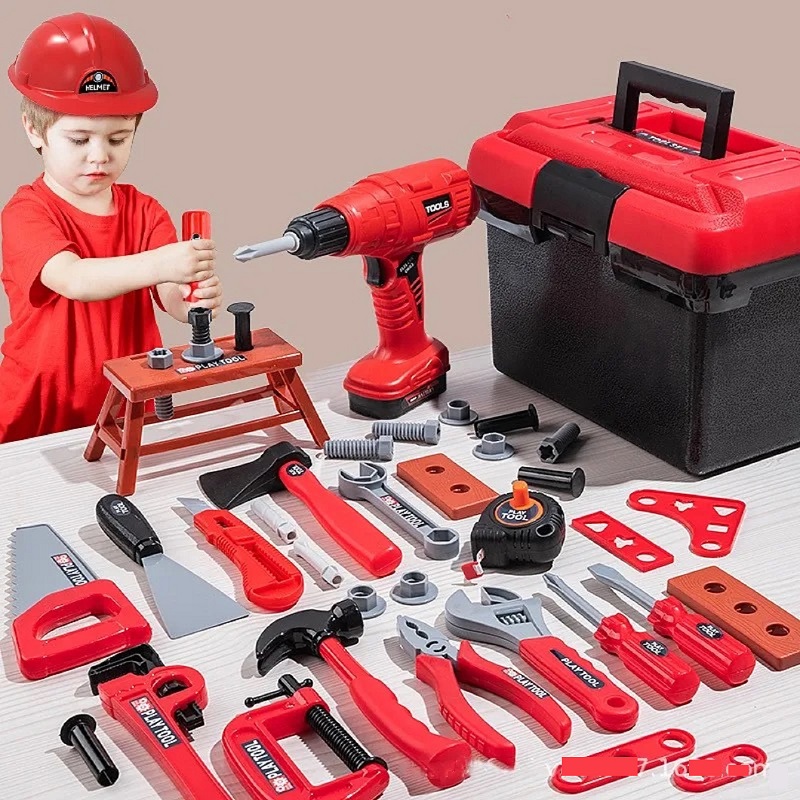 子供向け、実用的な工具セットのおもちゃ。電動ドリル、修理用工 - Gardening Tools Girls のレビューと価格
