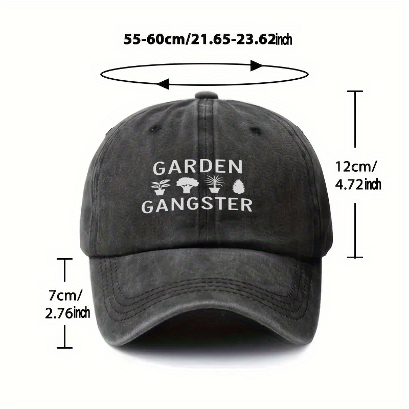 ガーデンギャングスターアジャスタブルスナップバックキャップ1 - Gardening Tools Logo のレビューと価格
