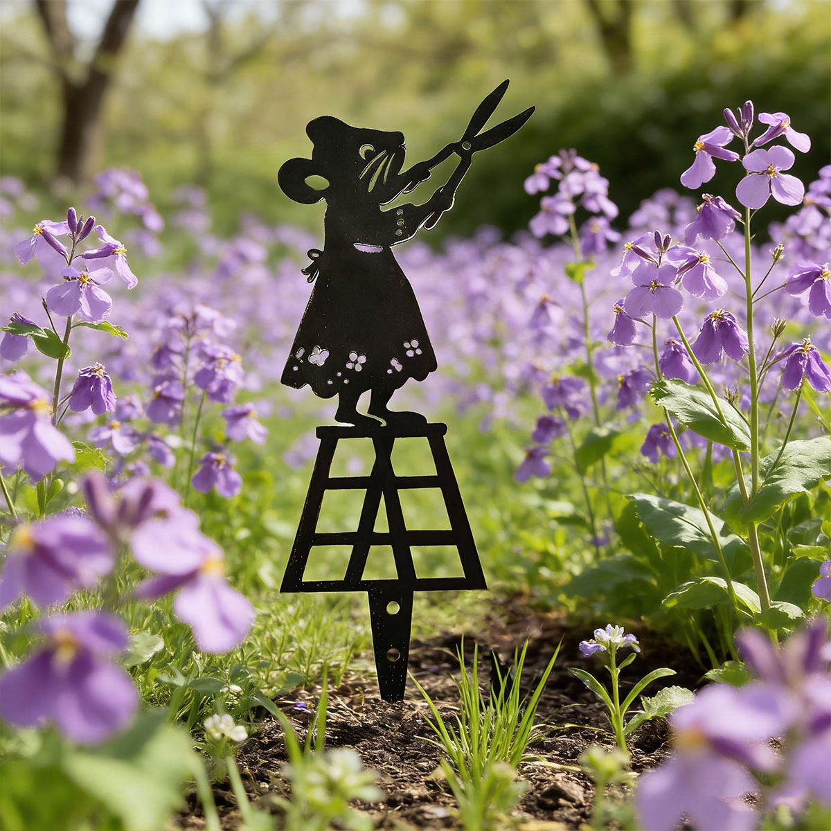 ブラックシルエットラインメタルガーデンコラム、ハサミ付きマウ - Gardening Tools Hand のレビューと価格