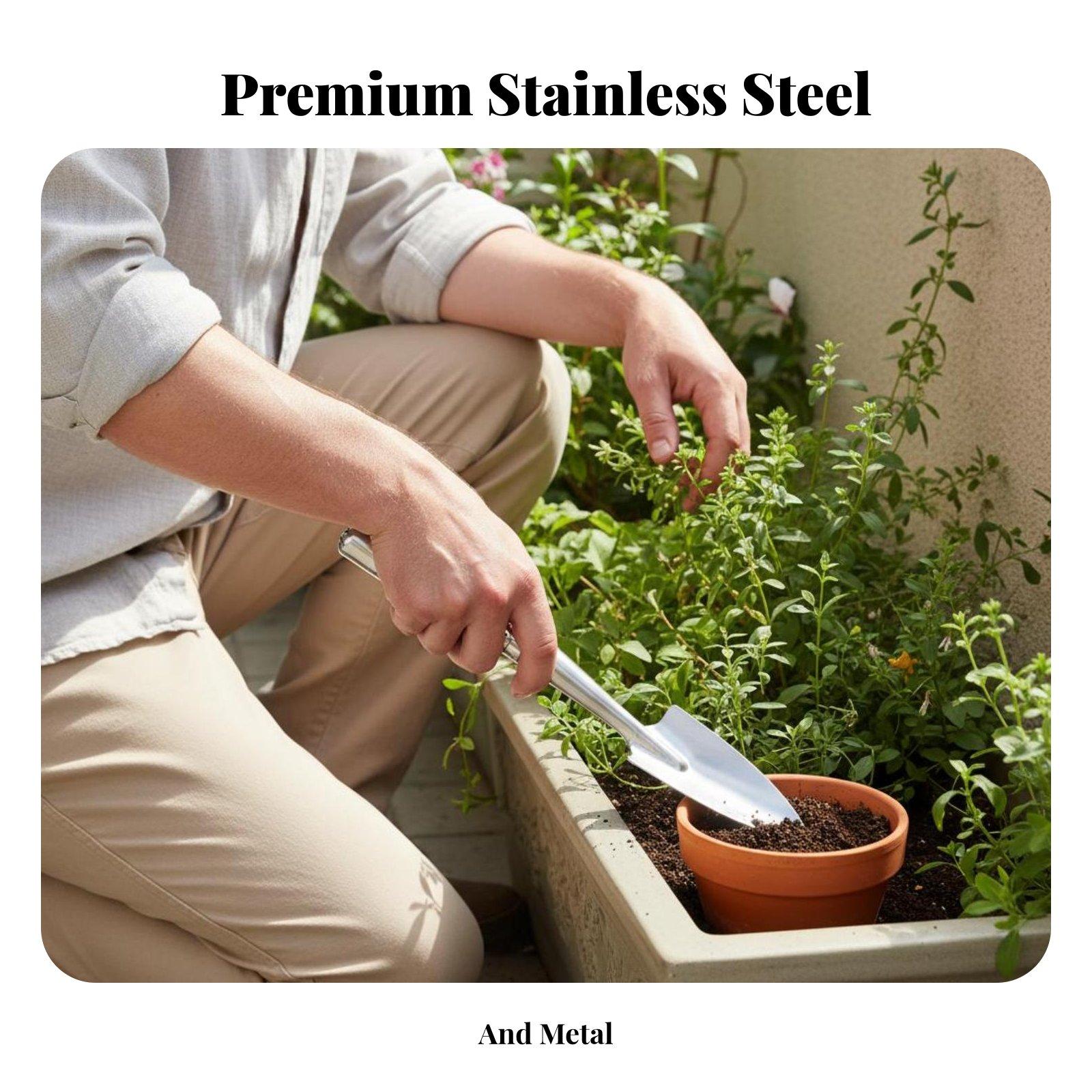 ミニこて ステンレス製園芸用こて 小型園芸こて 室内園芸家向 - Gardening Tools Trowel のレビューと価格
