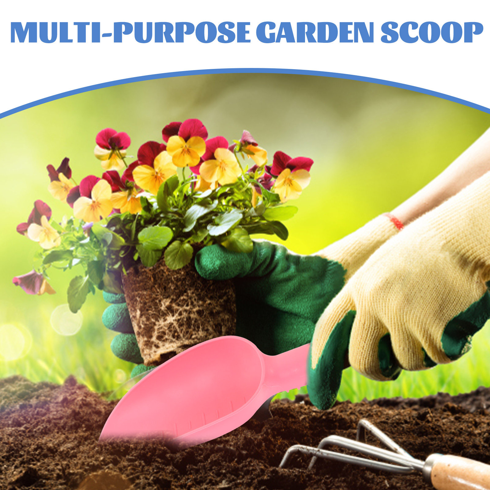 2個入り、プラスチック製ガーデンスコップ、手動式移植用スコッ - Gardening Tools Trowel のレビューと価格