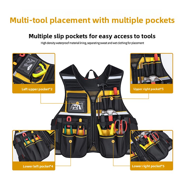 カスタマイズ可能なロゴ入りマルチソケットベスト、救助現場、電 - Gardening Tools Logo のレビューと価格