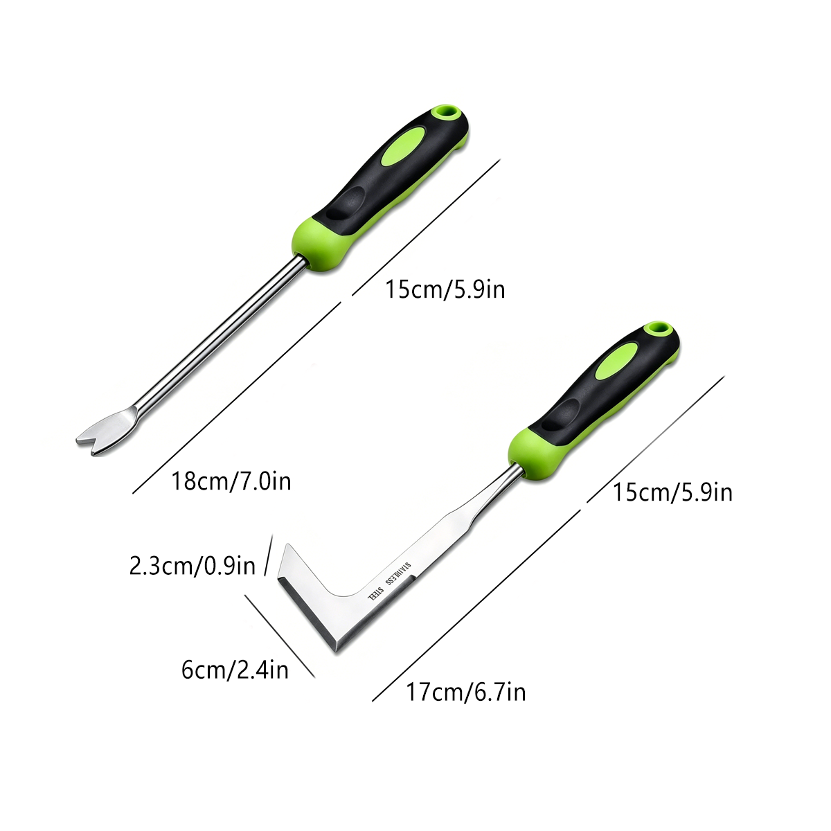 ステンレス鋼除草ツール L/V 字型多目的ガーデンハンドツー - Gardening Tools Used For Weeding のレビューと価格