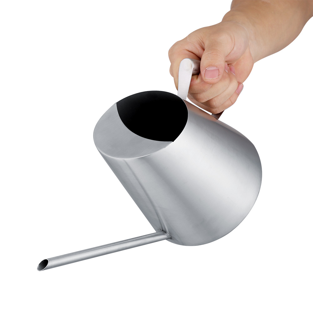 1.5L ステンレス鋼じょうろ花屋外じょうろロング注ぎ口庭水 - Gardening Tools Watering Can のレビューと価格